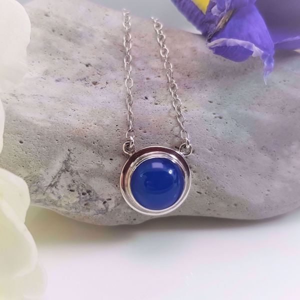 Picture of Blue agate pendant