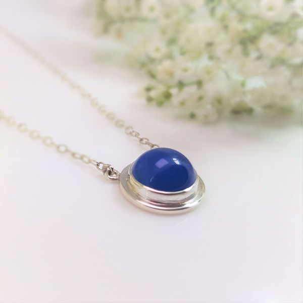 Picture of Blue agate pendant